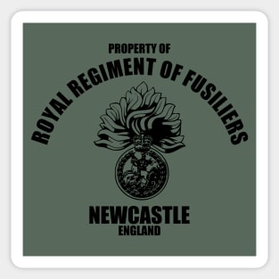 Royal Regiment of Fusiliers - Newcastle England Sticker